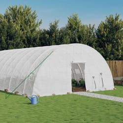 Vidaxl - Serra con Telaio in Acciaio Bianco 60 m² 10x6x2,85 m