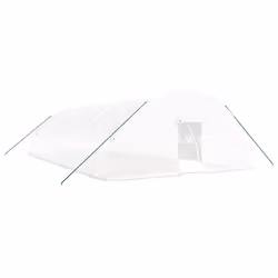 Serra con Telaio in Acciaio Bianco 72 m² 12x6x2,85 mcod mxl 100732 - Vista aggiuntiva 2