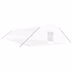 Serra con Telaio in Acciaio Bianco 96 m² 16x6x2,85 mcod mxl 100719 - Vista aggiuntiva 2
