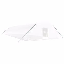 Serra con Telaio in Acciaio Bianco 108 m² 18x6x2,85 mcod mxl 76778 - Vista aggiuntiva 2