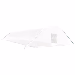 Serra con Telaio in Acciaio Bianco 132 m² 22x6x2,85 mcod mxl 124670 - Vista aggiuntiva 2