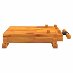 Banco da Lavoro con Morsa 52x44x9,5 cm Legno Massello di Acaciacod mxl 97437 - Vista aggiuntiva 3