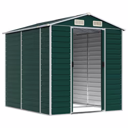 Capanno da Giardino Verde 191x215x198 cm in Acciaio Zincatocod mxl 98472 - Vista aggiuntiva 3