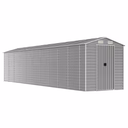 Capanno da Giardino Grigio Chiaro 191x895x198cm Acciaio Zincatocod mxl 98479 - Vista aggiuntiva 2