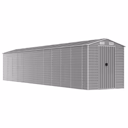 Capanno da Giardino Grigio Chiaro 191x980x198cm Acciaio Zincatocod mxl 74484 - Vista aggiuntiva 2