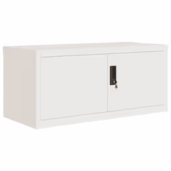 Armadio Classificatore Bianco 90x40x130 cm in Acciaiocod mxl 125480 - Vista aggiuntiva 3