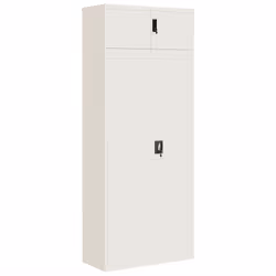 Armadio Classificatore Bianco 90x40x220 cm in Acciaiocod mxl 101469 - Vista aggiuntiva 2