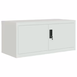 Armadio Classificatore Grigio Chiaro 90x40x130 cm in Acciaiocod mxl 77516 - Vista aggiuntiva 3