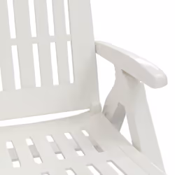 VidaXL 364696 sedia da esterno Salone Seduta imbottita Polipropilene (PP) Bianco - Vista aggiuntiva 8