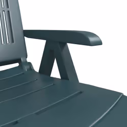 VidaXL 364706 sedia da esterno Terrazzo Seduta imbottita Plastica Verde - Vista aggiuntiva 8