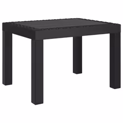 vidaXL Tavolo da Giardino Antracite 59x47x40 cm in PP - Vista aggiuntiva 2
