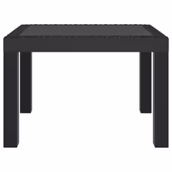 vidaXL Tavolo da Giardino Antracite 59x47x40 cm in PP - Vista aggiuntiva 3