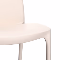 VidaXL 364733 sedia da esterno Terrazzo Polipropilene (PP) Crema - Vista aggiuntiva 7