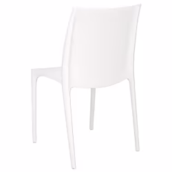 VidaXL 364734 sedia da esterno Terrazzo Polipropilene (PP) Bianco - Vista aggiuntiva 6