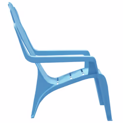 VidaXL 364739 sedia da esterno Terrazzo Polipropilene (PP) Blu - Vista aggiuntiva 5