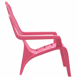 VidaXL 364741 sedia da esterno Terrazzo Polipropilene (PP) Rosa - Vista aggiuntiva 5