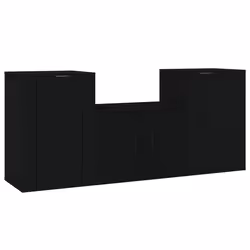 VidaXL 3188383, Nero, Legno, Legno, 1 pz