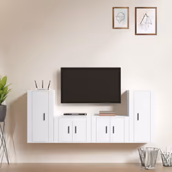VidaXL 3188550, Bianco, Legno, Legno, 400 mm, 345 mm, 800 mm