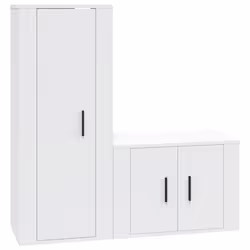 VidaXL 3188718, Bianco, Legno, Legno, 400 mm, 345 mm, 1000 mm