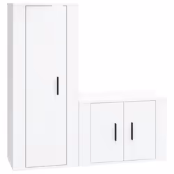 VidaXL 3188720, Bianco, Legno, Legno, 400 mm, 345 mm, 1000 mm
