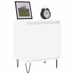 Comodini 2 pz Bianchi 40x30x50 cm in Legno Multistratocod mxl 127243 - Vista aggiuntiva 3