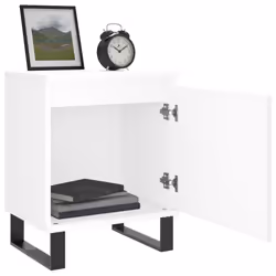 VidaXL 826845 comodino Bianco - Vista aggiuntiva 4