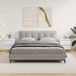 Vidaxl - Set 2 Comodini da Camera da Letto, Tavolini da notte Bianchi 40x35x50 cm in Legno Multistrato