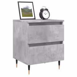 Comodini 2pz Grigio Cemento 40x35x50 cm in Legno Multistratocod mxl 127699 - Vista aggiuntiva 3