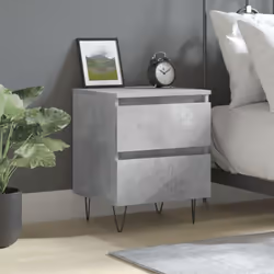 Questo comodino dal design elegante è un'aggiunta senza tempo al vostro arredamento. Materiale resistente: Il legno ingegneri ...