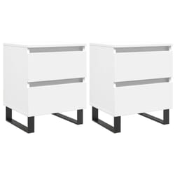 VidaXL 826893 comodino Bianco