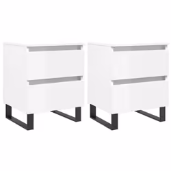 VidaXL 826897, Bianco, Caldaie, Legno, 400 mm, 350 mm, 500 mm, 2 pz