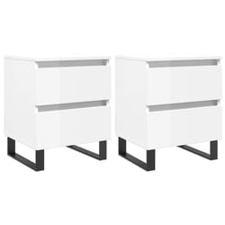 VidaXL 826897 comodino Bianco
