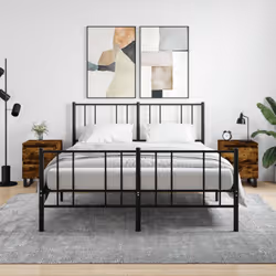 Questi comodini dal design elegante sono un'aggiunta senza tempo al vostro arredamento. Materiale resistente: Il legno ingegn ...