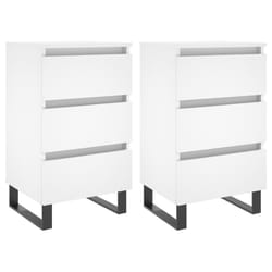 VidaXL 826941 comodino Bianco