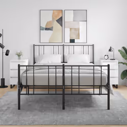 VidaXL 826945 comodino Bianco
