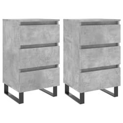 VidaXL 826949 comodino Colore cemento