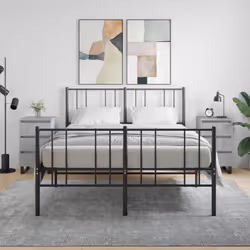 VidaXL 826949 comodino Colore cemento