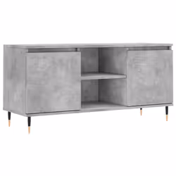Mobile Porta TV Grigio Cemento 104x35x50cm in Legno Multistratocod mxl 82064 - Vista aggiuntiva 2