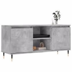 Mobile Porta TV Grigio Cemento 104x35x50cm in Legno Multistratocod mxl 82064 - Vista aggiuntiva 3