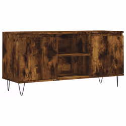 Mobile Porta TV Rovere Fumo 104x35x50 cm in Legno Multistratocod mxl 82097 - Vista aggiuntiva 2