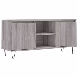 Mobile Porta TV Grigio Sonoma 104x35x50 cm in Legno Multistratocod mxl 129936 - Vista aggiuntiva 2
