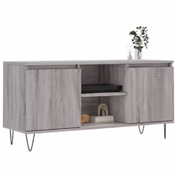 Mobile Porta TV Grigio Sonoma 104x35x50 cm in Legno Multistratocod mxl 129936 - Vista aggiuntiva 3
