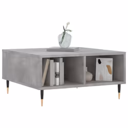 Tavolino da Salotto Grigio Cemento 60x60x30cm Legno Multistratocod mxl 127963 - Vista aggiuntiva 3