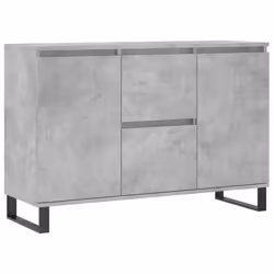 Credenza Grigio Cemento 104x35x70 cm in Legno Multistratocod mxl 80080 - Vista aggiuntiva 2