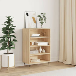 Credenza, Madia per salotto Rovere Sonoma 57x35x90 cm in Legno Multistrato Vidaxl
