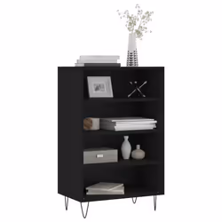 Credenza Nera 57x35x90 cm in Legno Multistratocod mxl 105970 - Vista aggiuntiva 3