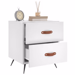 VidaXL 827244 comodino Bianco - Vista aggiuntiva 6