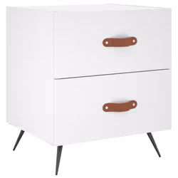 VidaXL 827245 comodino Bianco - Vista aggiuntiva 5