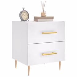 VidaXL 827276 comodino Bianco - Vista aggiuntiva 3