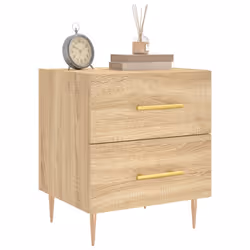 Comodini 2 pz Rovere Sonoma 40x35x47,5 cm in Legno Multistratocod mxl 104109 - Vista aggiuntiva 3
